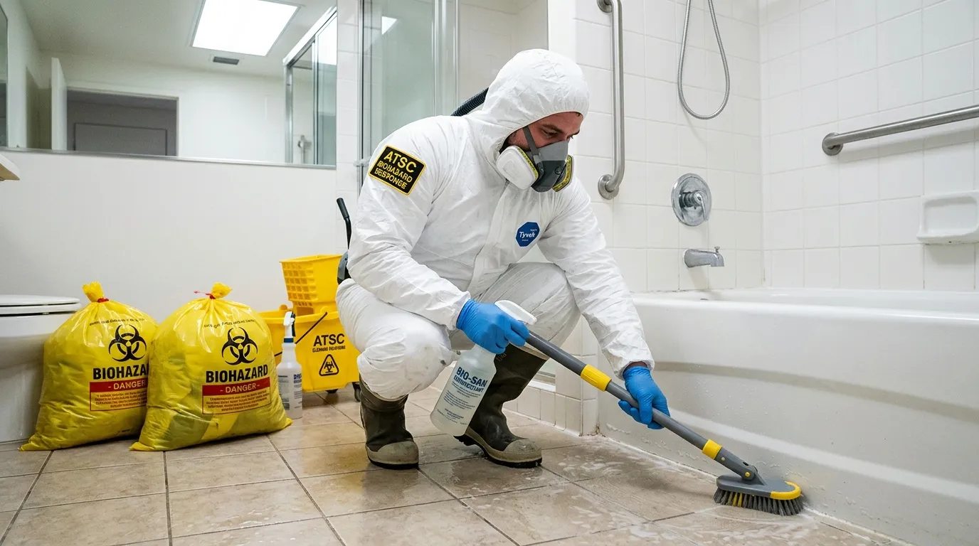 Decontamination equipment deployed for Blood Cleanup in Westerville